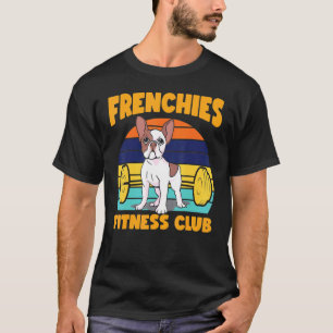 Camiseta Frenchies Fitnes Club Para Bulldog