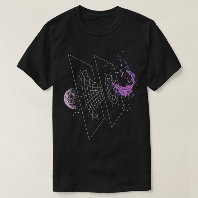 Camiseta Frente do Espaço (Frente do Design)