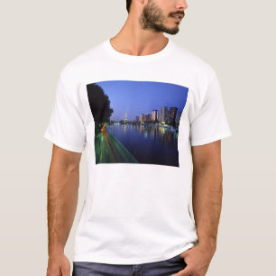 Camiseta Frente do Sena e Torre Eiffel, Paris, França 2