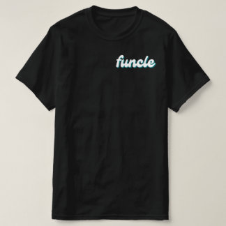 Camiseta frente e trás do tio engraçado do FUNCLE, retrô vi