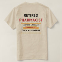 frente e trás Farmacovigilância aposentada