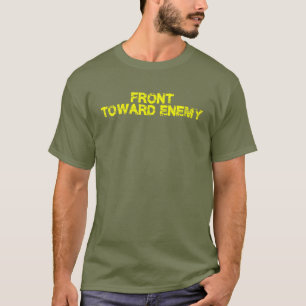 Camiseta Frente em direção a Militares Enemy Funny