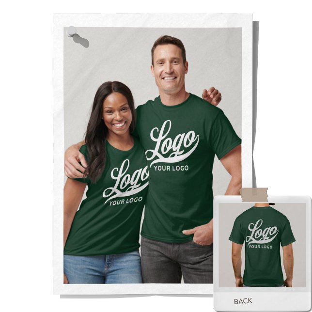 Camiseta Frente +impressão traseira. Logótipo comercial Mul (Criador carregado)