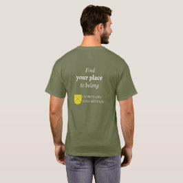 Camiseta Frente simples Encontre seu lugar V2