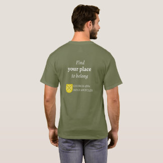 Camiseta Frente simples Encontre seu lugar V2