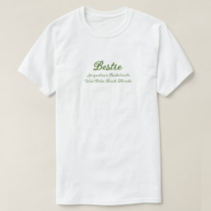 Camiseta Frente Verde Beige Bach do Grupo Amigo