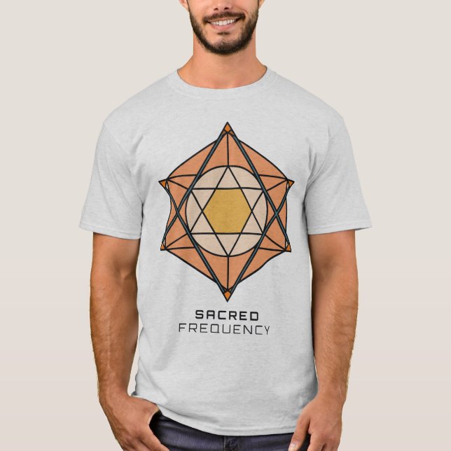 Camiseta Frequência sagrada de energia e harmonia (Frente)