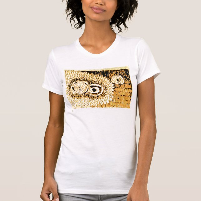 Camiseta freqüências dos girassóis (Frente)