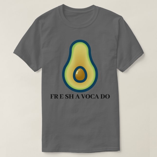Camiseta Fresca Avacado (Frente do Design)