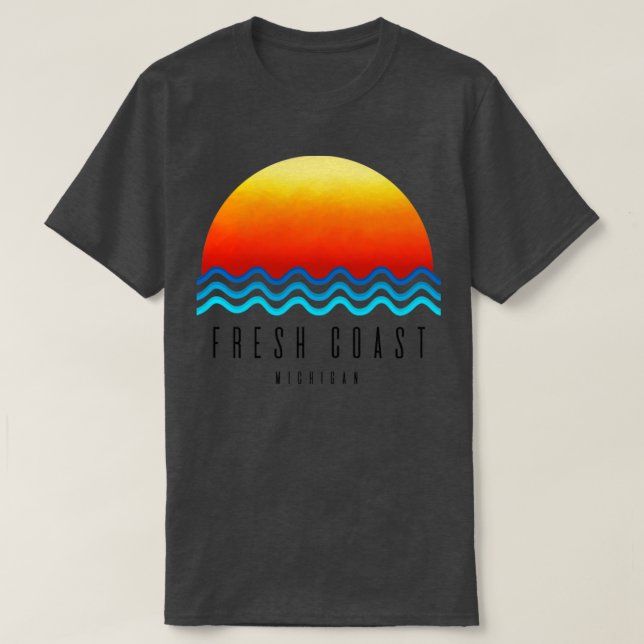 Camiseta Fresca Sunset (Frente do Design)