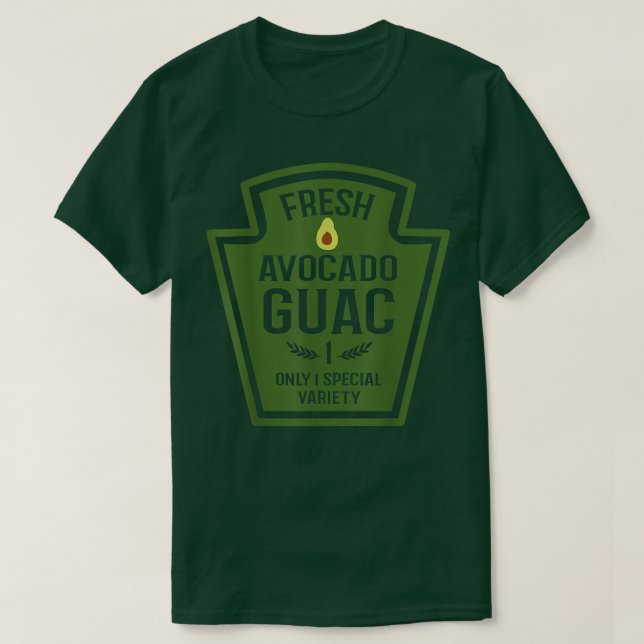 Camiseta Fresco Avocado Guac Group Condition Family Matchin (Frente do Design)