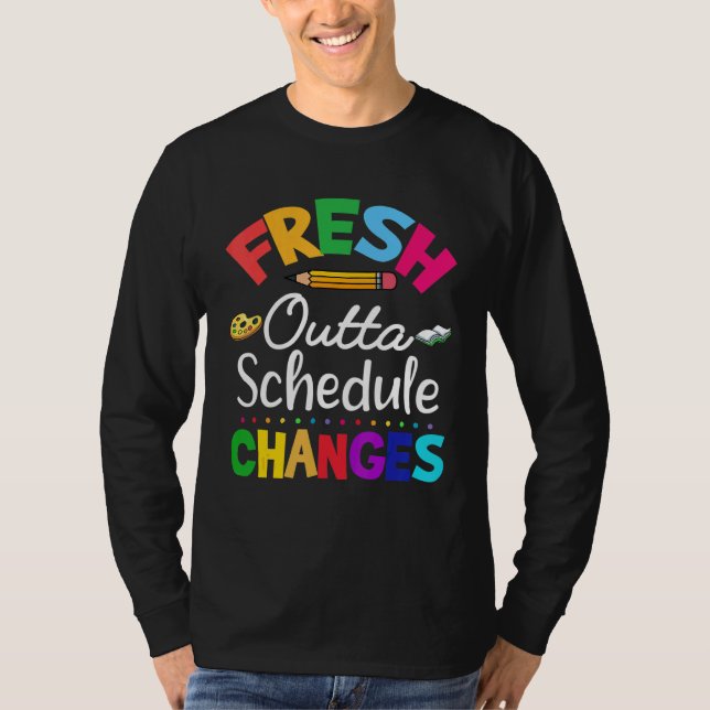 Camiseta Fresco Fora da Programação Muda Conselheiro da Esc (Frente)