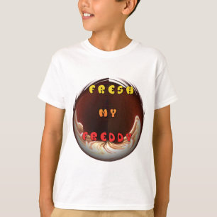 Camiseta Fresco meu falso fogo queimando Hakuna Matata na v