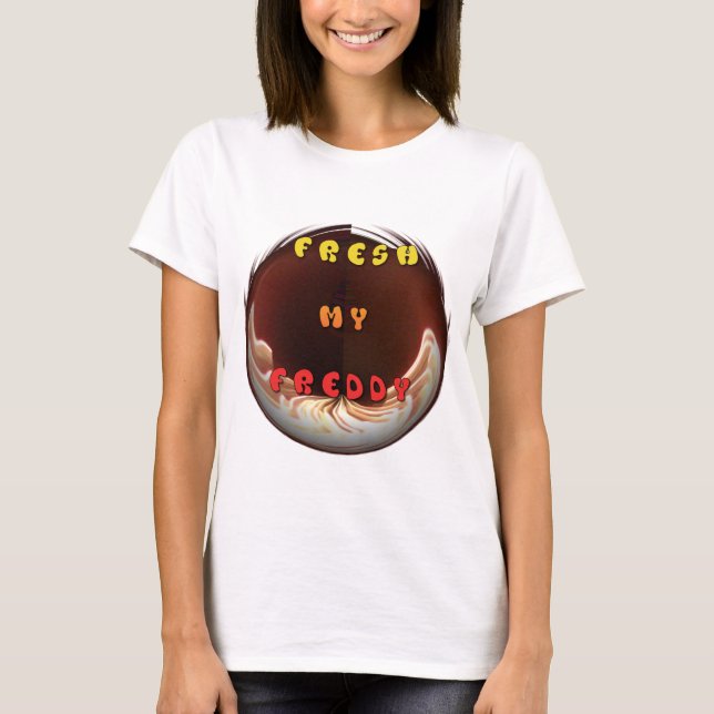 Camiseta Fresco meu Freddy Art Impressão (Frente)