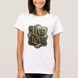 Camiseta Fresco Ouro VIVA AME Design Ousado