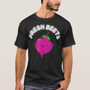 Camiseta FRESH BEETS beterraba sacarina e música eletrônica