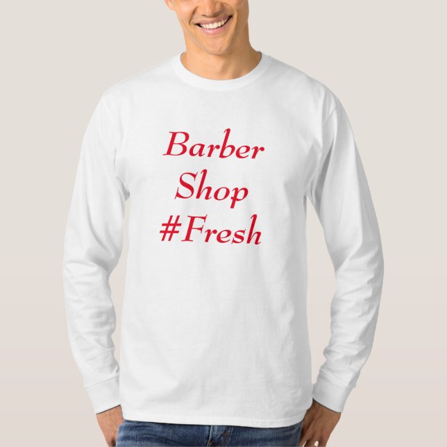 Camiseta #Fresh da barbearia (Frente)