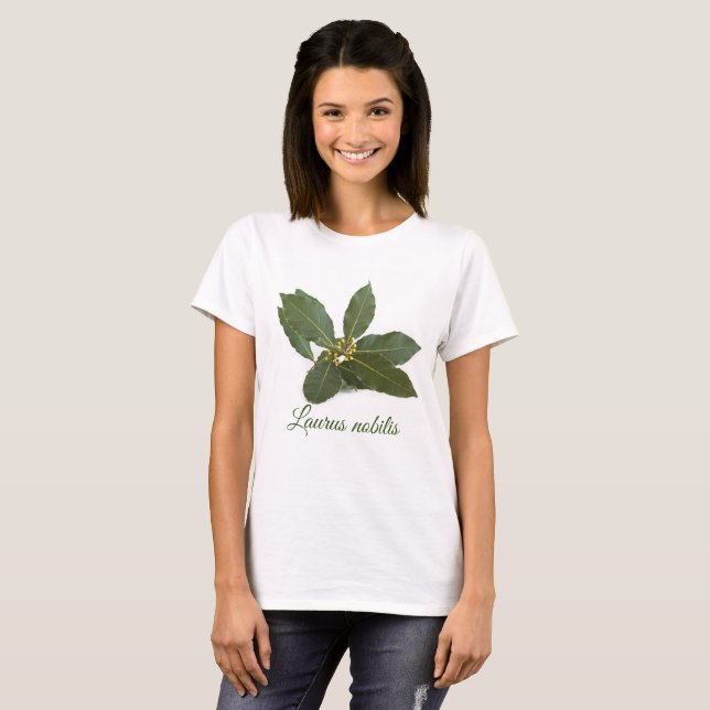 Camiseta Fresh laurel leaves (Frente Completa)
