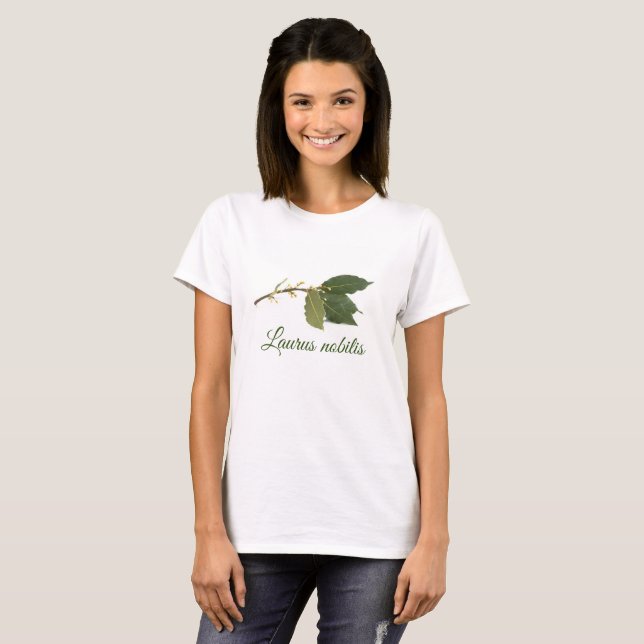 Camiseta Fresh laurel leaves (Frente Completa)