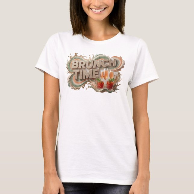 Camiseta Fresh Orange BRUNCH TIME Statement (Frente)