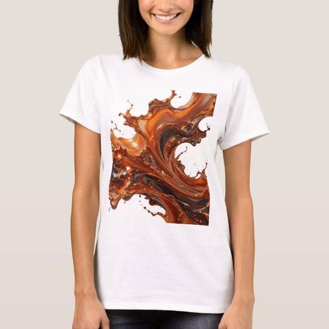 Camiseta Fresh Silver CHOCOLATE SPLASH (Frente)
