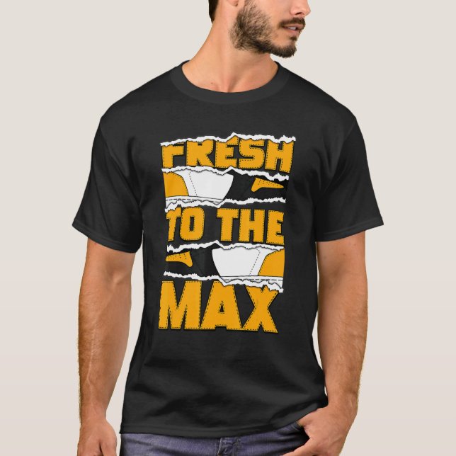 Camiseta Fresh To The Max OG Yellow Toe 1s Matching (Frente)