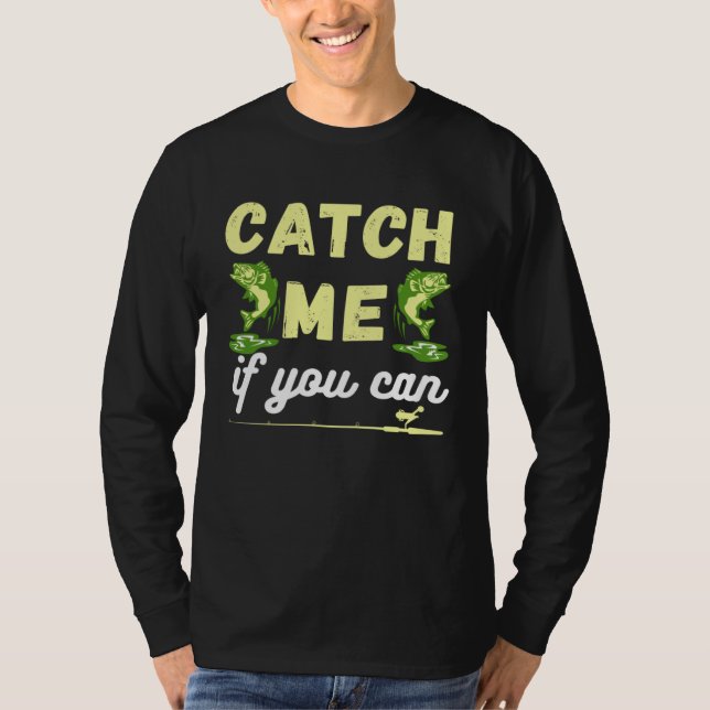 Camiseta Freshwater Fisherman Large Mouth Bass Quote (Frente)