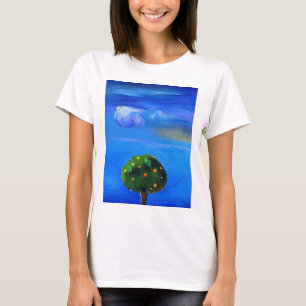 Camiseta Fresta de esperança sobre a árvore alaranjada 20