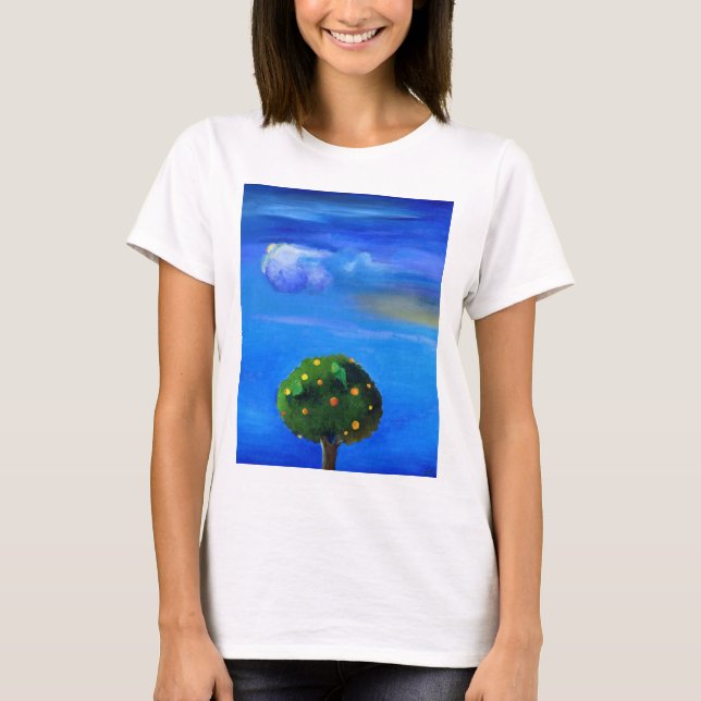 Camiseta Fresta de esperança sobre a árvore alaranjada 2012 (Frente)