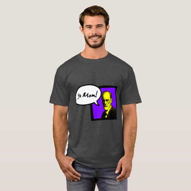 Camiseta Freud "sua mamã " (Frente Completa)