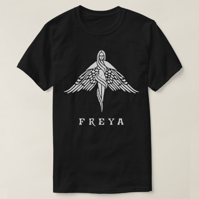 Camiseta Freya Viking Goddese (Frente do Design)