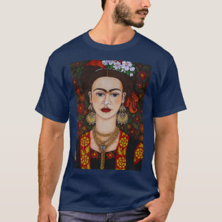 Camiseta Frida com borboletas