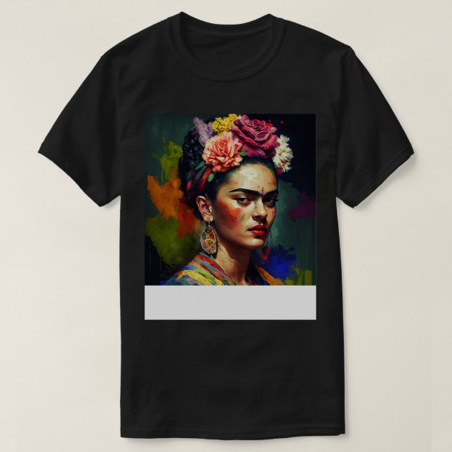 Camiseta Frida Kahlo 8 (Frente do Design)