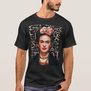 Camiseta Frida Kahlo Cópia Essencial do T-Shirt