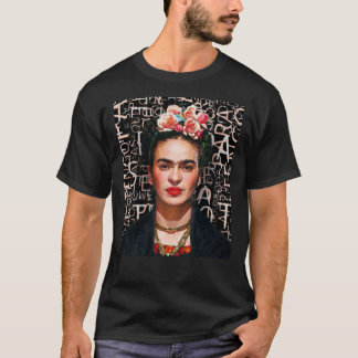 Camiseta Frida Kahlo Cópia Essencial do T-Shirt