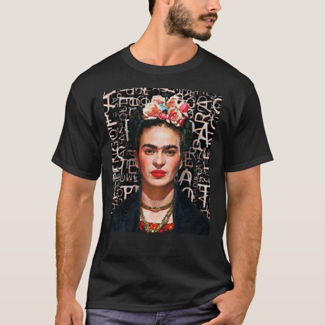 Camiseta Frida Kahlo Cópia Essencial do T-Shirt (Frente)