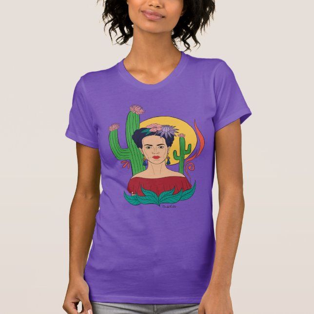 Camiseta Frida Kahlo Desert Graphic (Frente)