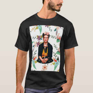 Camiseta Frida Kahlo Flowers Classic T-Shirt