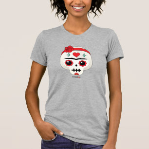 Camiseta Frida Kahlo  FridaMoji - Crânio de Açúcar