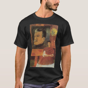 Camiseta Frida Kahlo - Pintura Comunista Stalin Essencial T