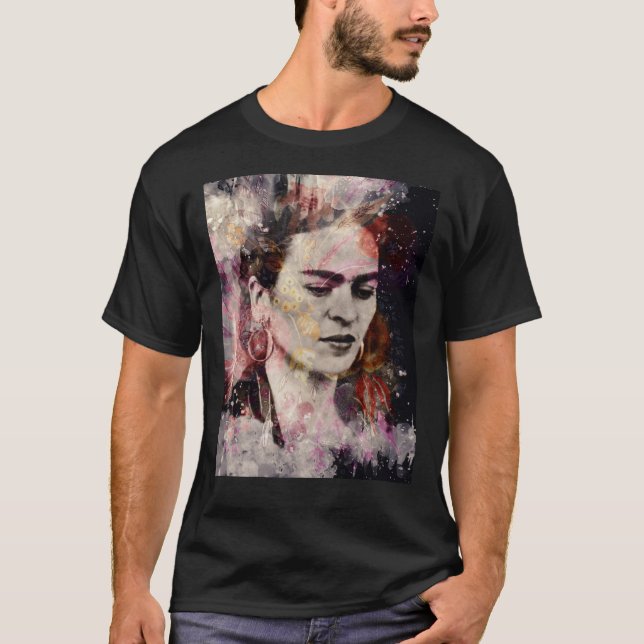 Camiseta FRIDA KAHLO pintura feminista mexicana de arte (Frente)