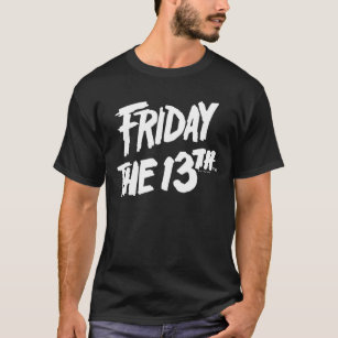 Camiseta Friday the 13th   Stacked Painted Logo