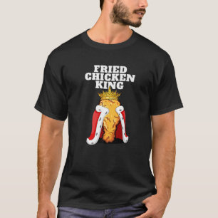 Camiseta Fried Chicken King   Galinhas De Comida Rápida Ju