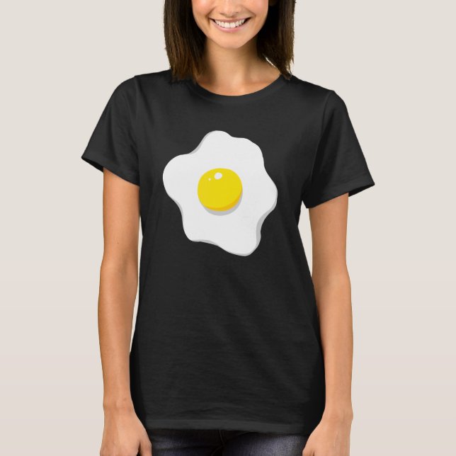 Camiseta Fried Egg Match Casal Group Halloween (Frente)