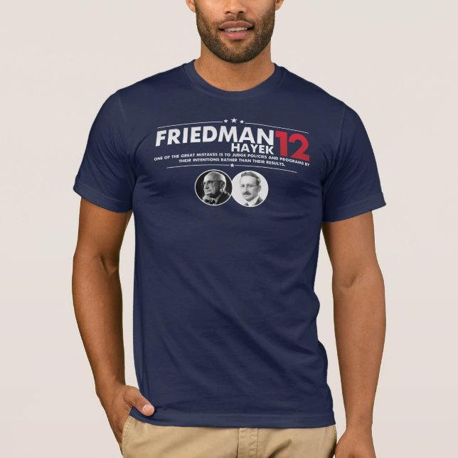 Camiseta Friedman Hayek 2012 (Frente)