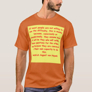 Camiseta Friedrich August von Hayek 5