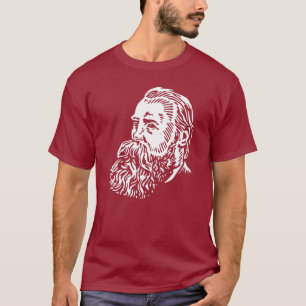 Camiseta Friedrich Engels, retrato