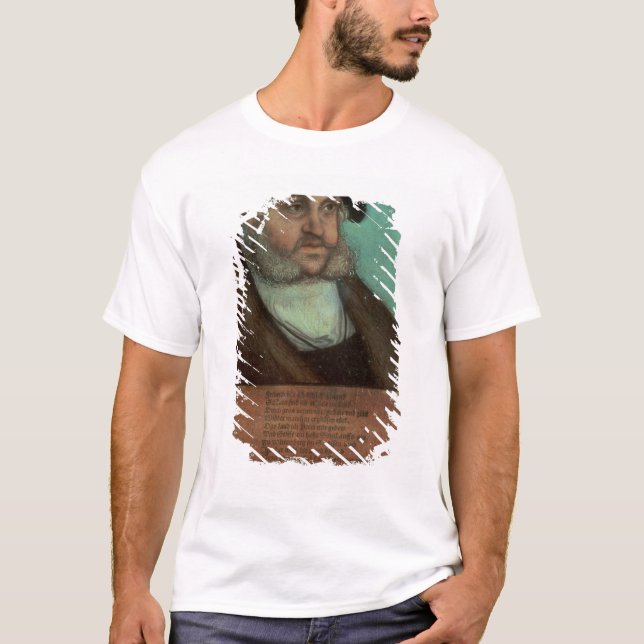 Camiseta Friedrich III, o sábio, eleitor de Saxony (Frente)