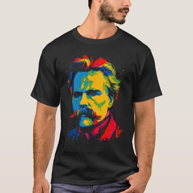 Camiseta Friedrich Nietzsche Philosopher (Frente)