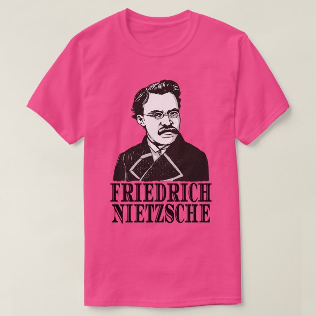Camiseta Friedrich Nietzsche Philosopher Poeta Thinker (Frente do Design)
